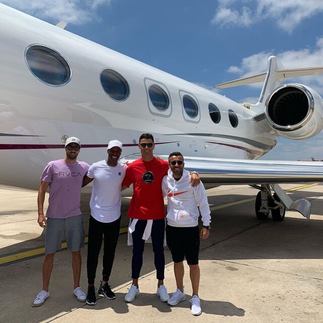 Jato privado de Cristiano Ronaldo.