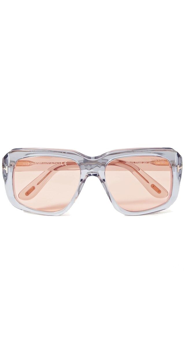Retangulares - Óculos de sol com armação em acetato, € 305, Tom Ford.