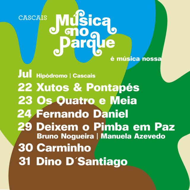 Cartaz do festival Música no Parque.
