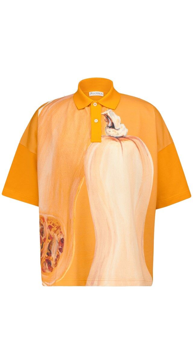 Polo Veggie em algodão, € 275, JW Anderson.