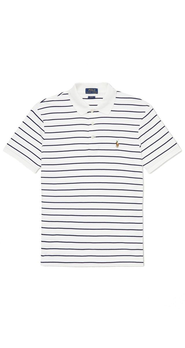 Polo em algodão estampado, € 120, Polo Ralph Lauren.