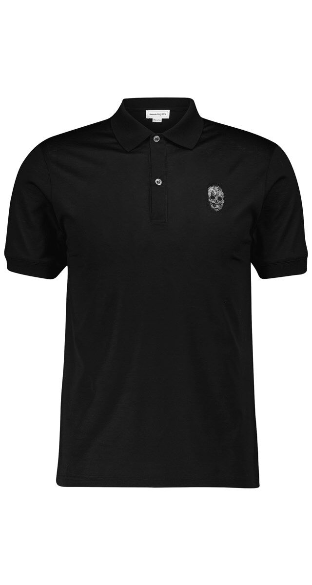 Polo em algodão, € 420, Alexander McQueen.