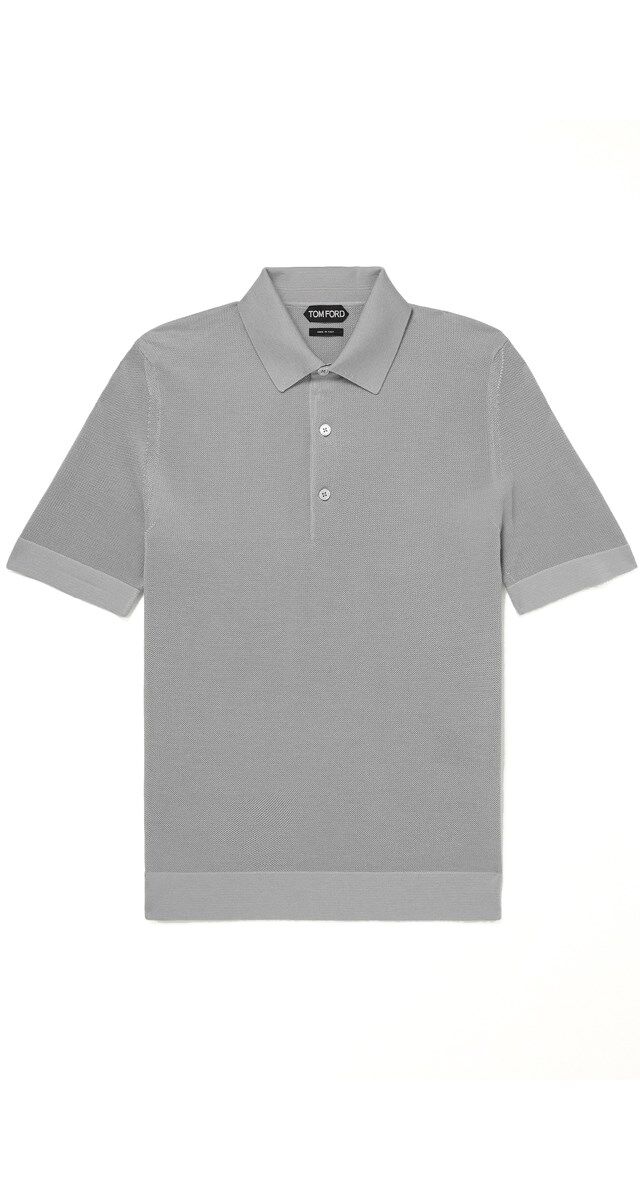 Polo em seda e caxemira, € 1240, Tom Ford.