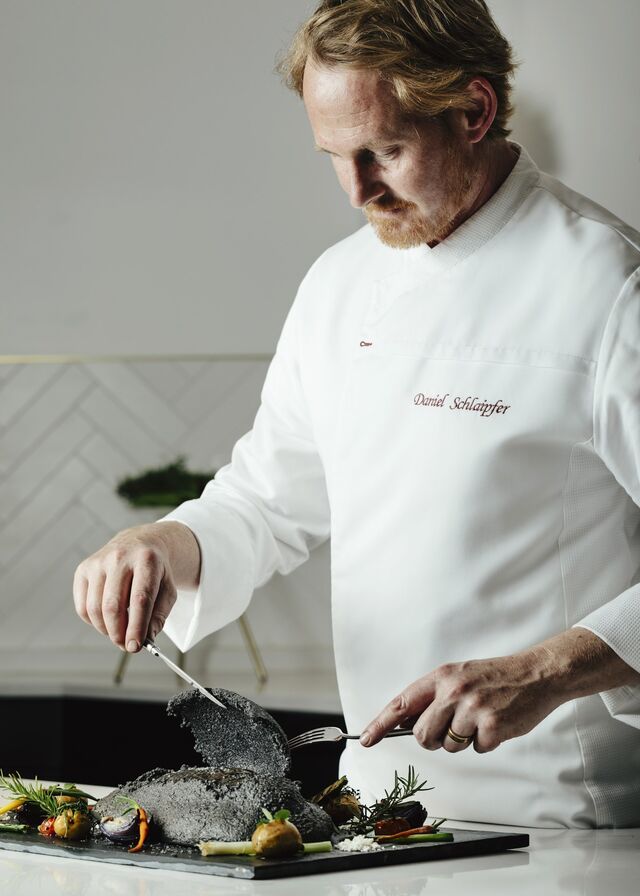 O chef Daniel Schlaipfer