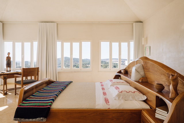 Uma das suites do hotel.