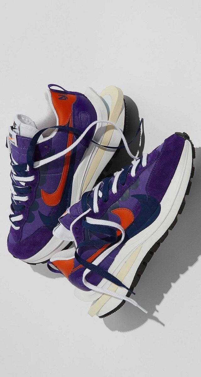 Ténis Vaporwaffle Iris, Nike x Sacai