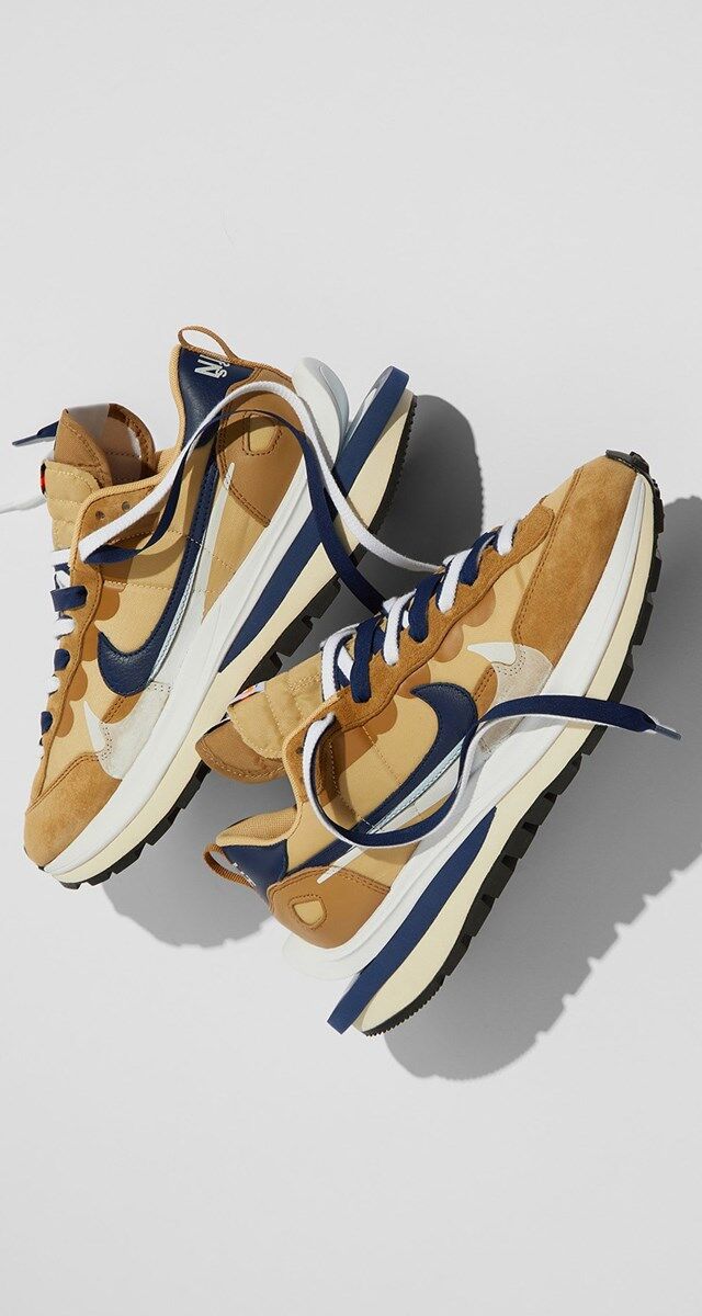 Ténis Vaporwaffle Sesame, Nike x Sacai