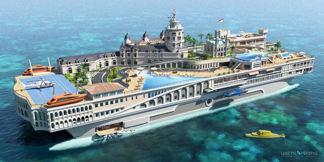 Streets of Monaco, projeto de Yacht Island Design