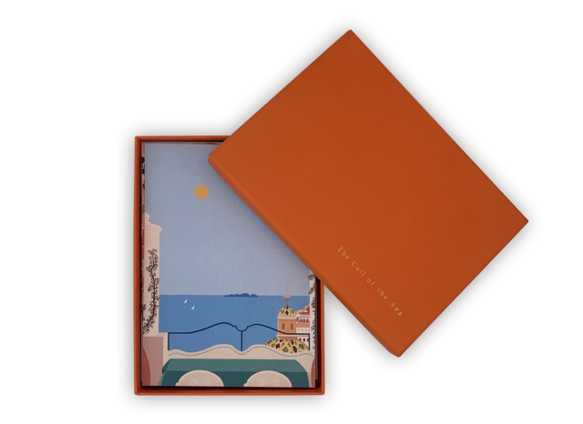 Caixa de 10 postais por Anouk Diary, €190, Emporio Sirenuse