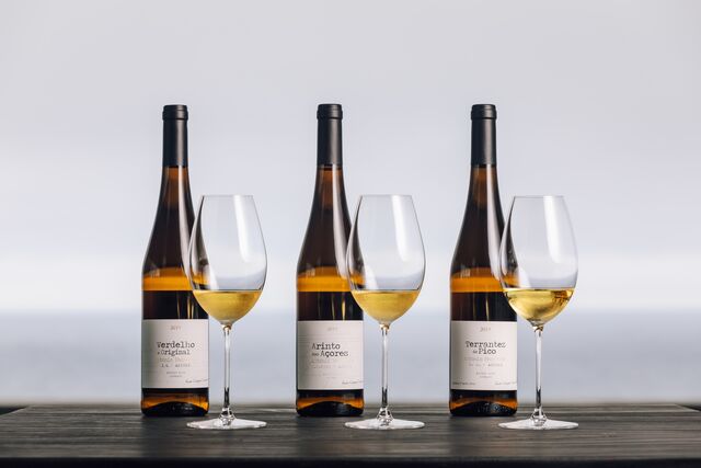 Verdelho Original, Arinto dos Açores e Terrantez do Pico, vinhos da Azores Wine Company.