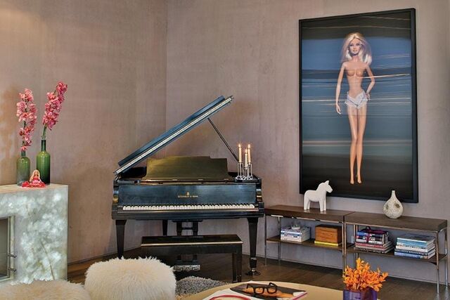 Uma casa inspirada na Barbie.