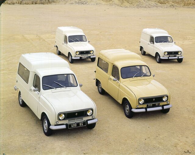 'Renault 4', modelo da Renault dos anos 60.