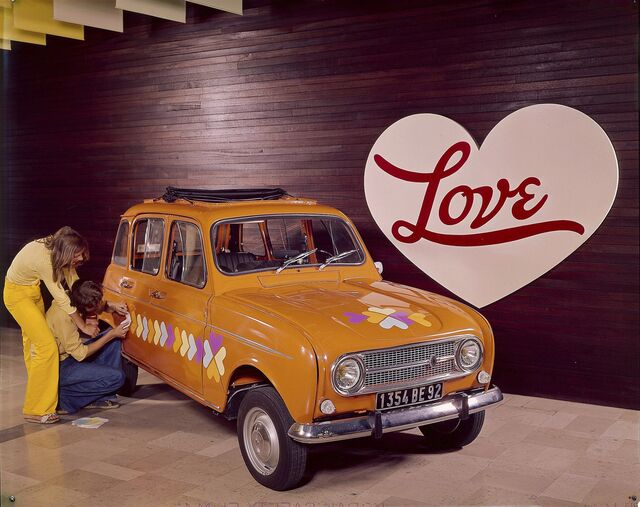 'Renault 4', modelo da Renault dos anos 60.
