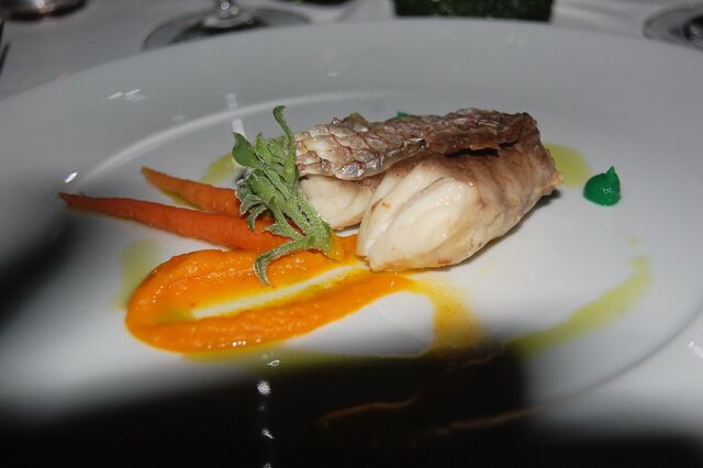 Um dos pratos do chef Carlos Magno.