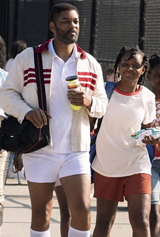 Will Smith nas filmagens de 'King Richard' (2021).