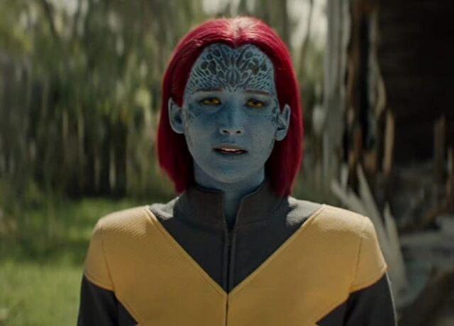 Jennifer Lawrence nas filmagens de 'X-Men: Fénix Negra' (2019).
