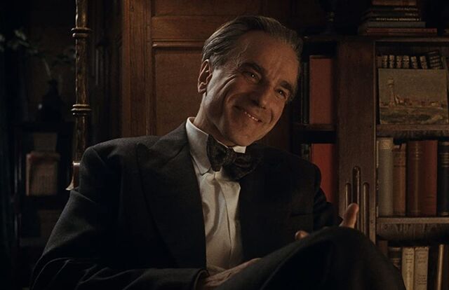 Daniel Day-Lewis nas filmagens de 'Linha Fantasma' (2017).