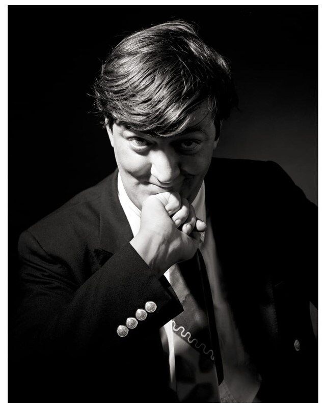 Stephen Fry, 1990.
