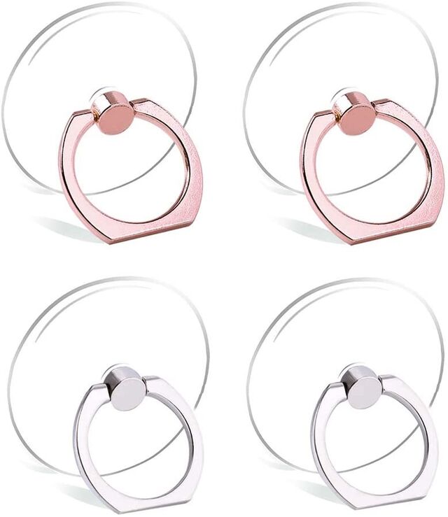 Ring holders transparentes à venda na Amazon.