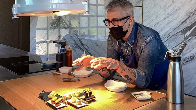 Sergi Arola, chef do LAB, no Penha Longa.