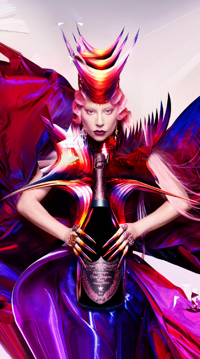 Dom Pérignon x Lady Gaga. Um champanhe caríssimo para brindar com classe