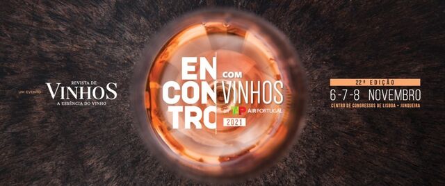 Cartaz do evento 'Encontro com Vinhos'