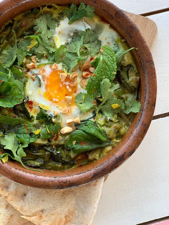 Brunch Wake 'n' Bake: Green Shakshuka.