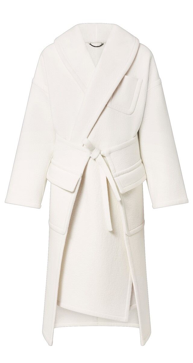 Casaco em lã e cachemira, €3900, Louis Vuitton