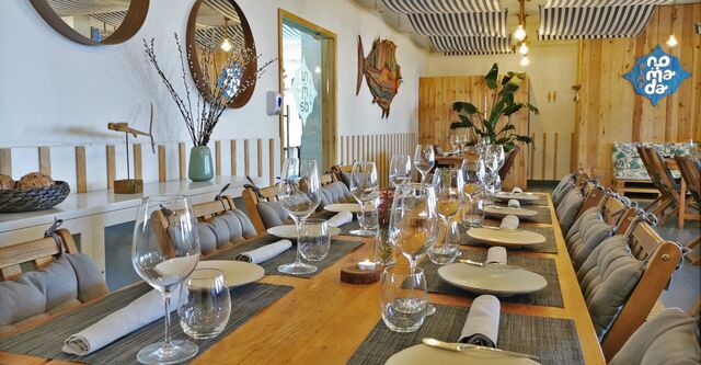 O espaço que dava apoio ao parque, com uma oferta de menu limitada, deu uma volta de 180 graus e transformou-se num ambicioso restaurante com propostas gastronómicas ímpares