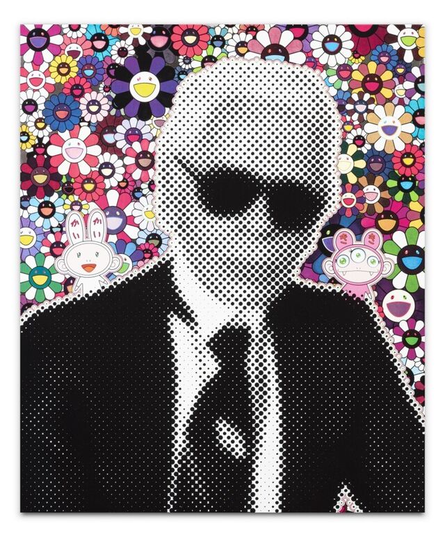 Retrato de Karl Lagerfeld, de Takashi Murakami
