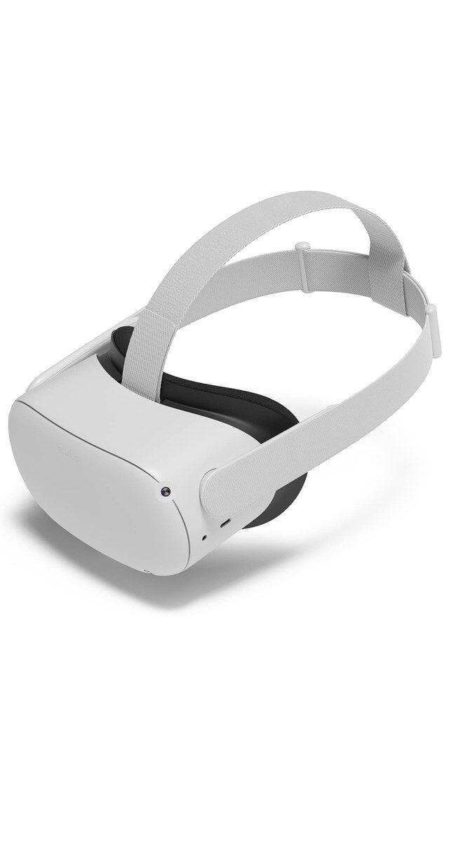 Óculos Quest2 de realidade virtual 128Gb, com comandos e caixa de transporte, € 349, Oculus.