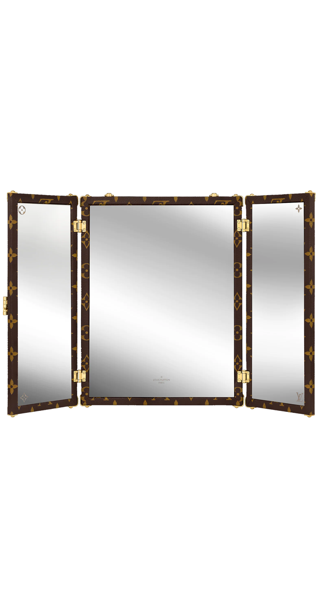 Trunk Home com espelho monogramado, € 1600, Louis Vuitton