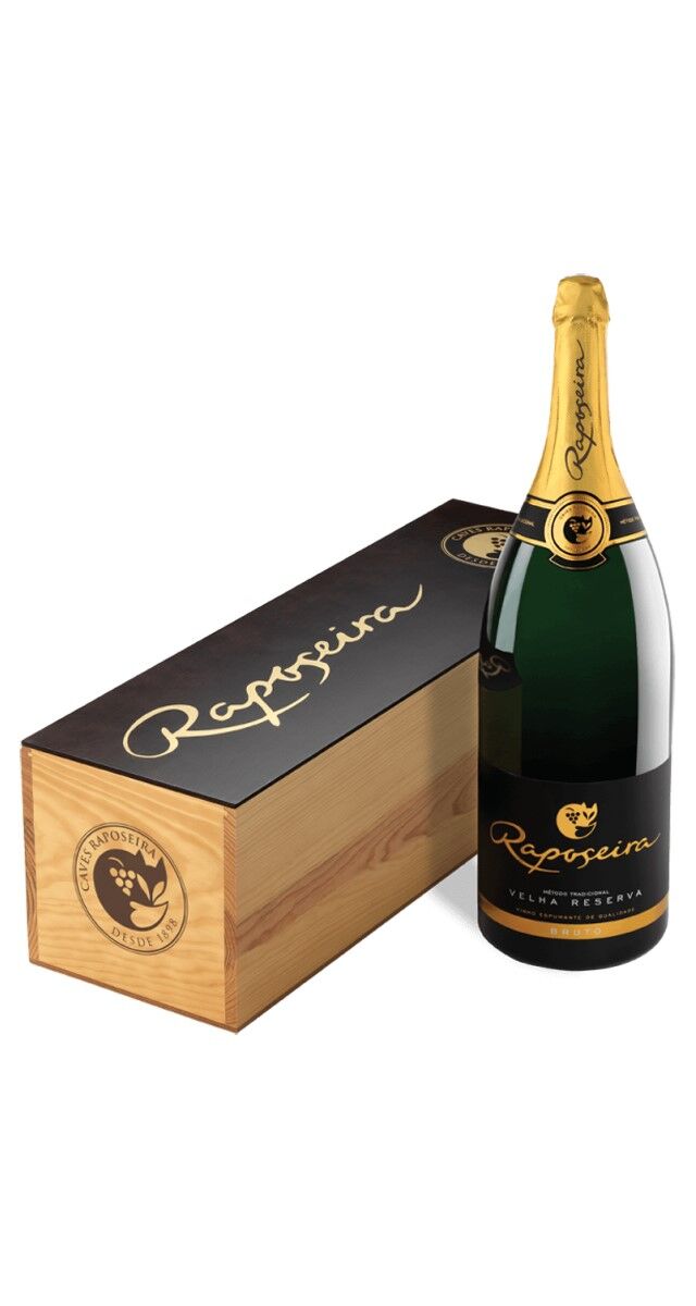 Espumante Raposeira Velha Reserva bruto 9l, € 378,90, Caves Raposeira