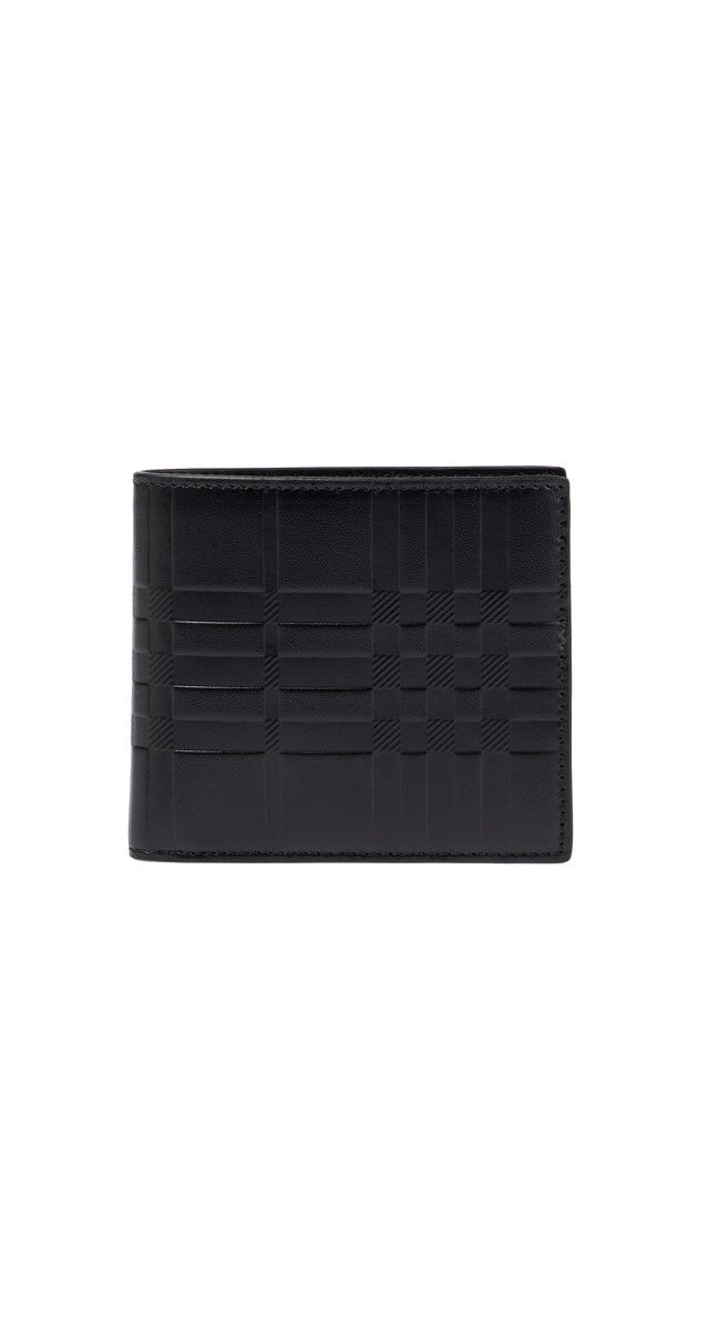 Carteira em pele gravada, €350, Burberry