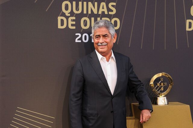 Luís Filipe Vieira na cerimónia de entrega de prémios Quinas de Ouro 2019