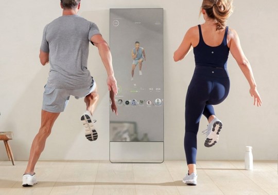 O novo acessório de treino: um espelho virtual
