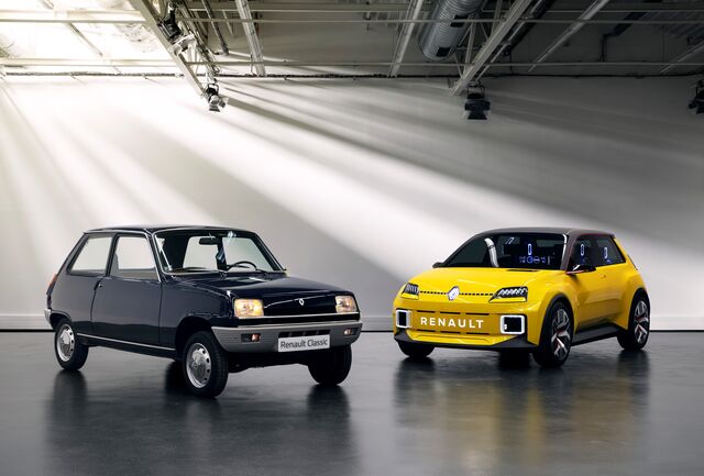 Facto 5 - Renault 5 de 1972 e Renault 5 Prototype de 2021