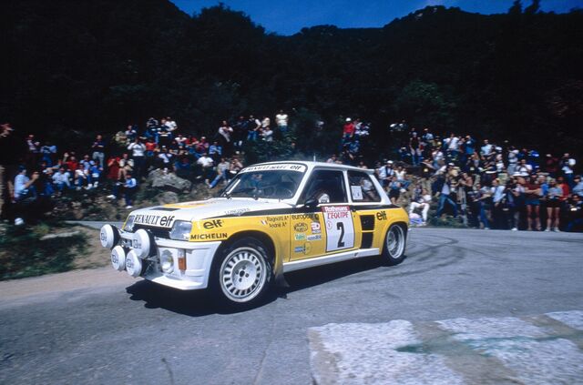 R5 Turbo rally