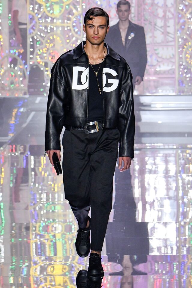 Desfile primavera/verão 2022 de Dolce Gabbana na Milan Fashion Week