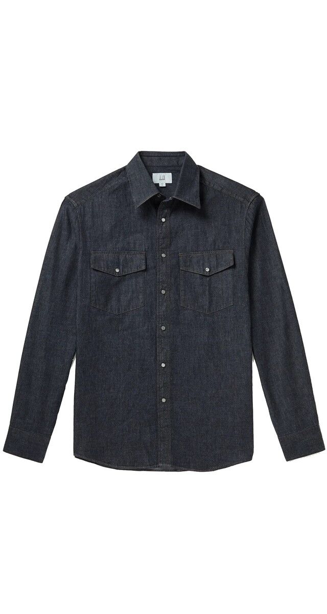 Camisa em denim, €395, Dunhill