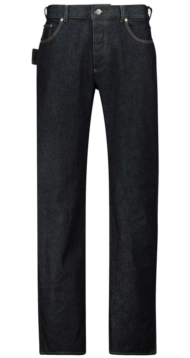 Calças em ganga, €590, Bottega Veneta