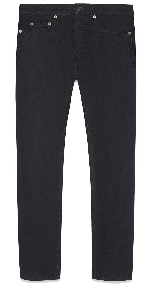 Calças em ganga, €420, Saint Laurent