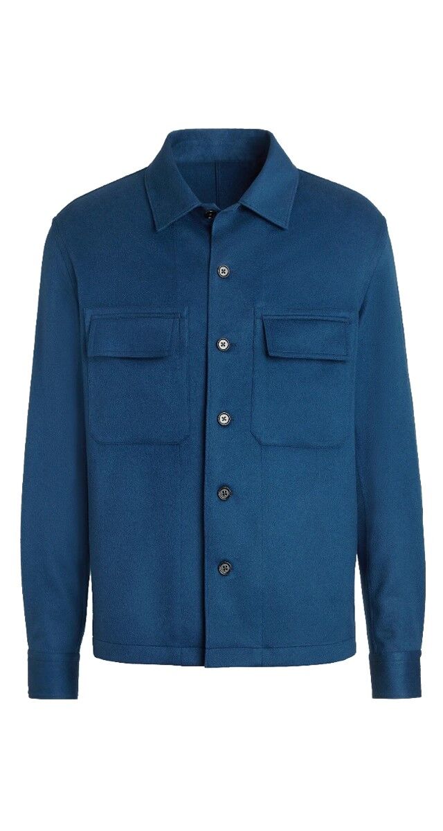 Sobre-camisa em caxemira, €1590, Ermenegildo Zegna