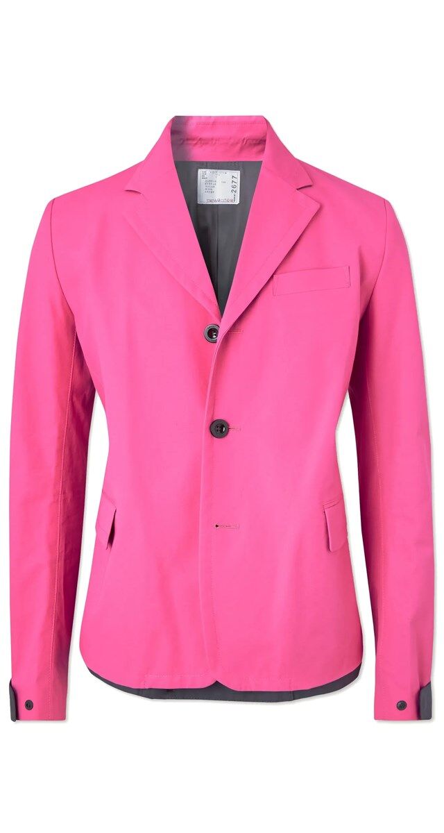 Blazer em gabardine de algodão, € 975, Sacai