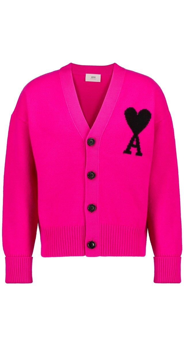 Cardigan em lã, € 430, Ami Paris