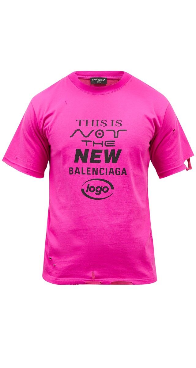 T-shirt em algodão estampado, € 410, Balenciaga