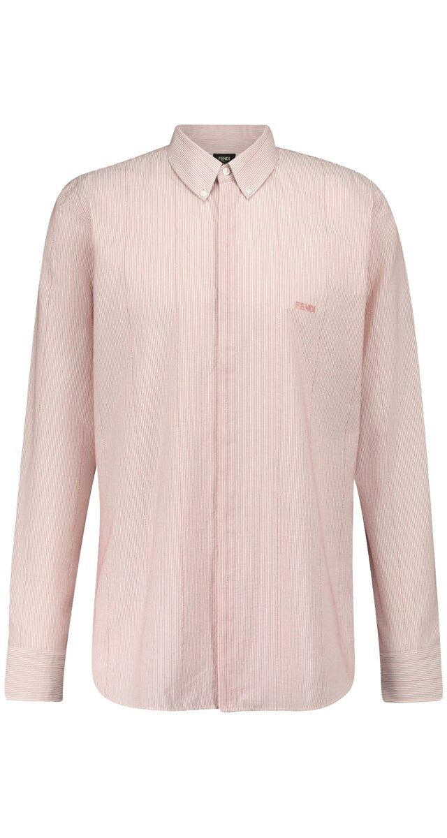 Camisa em algodão estampado, € 420, Fendi