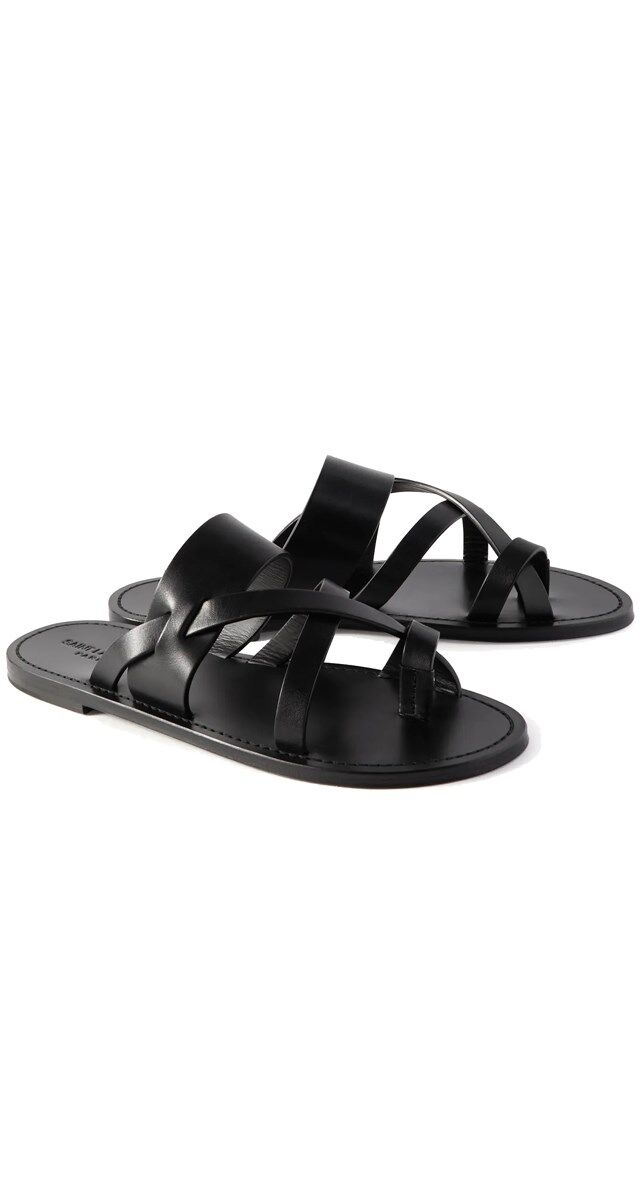 Sandálias Culver em pele, € 495, Saint Laurent