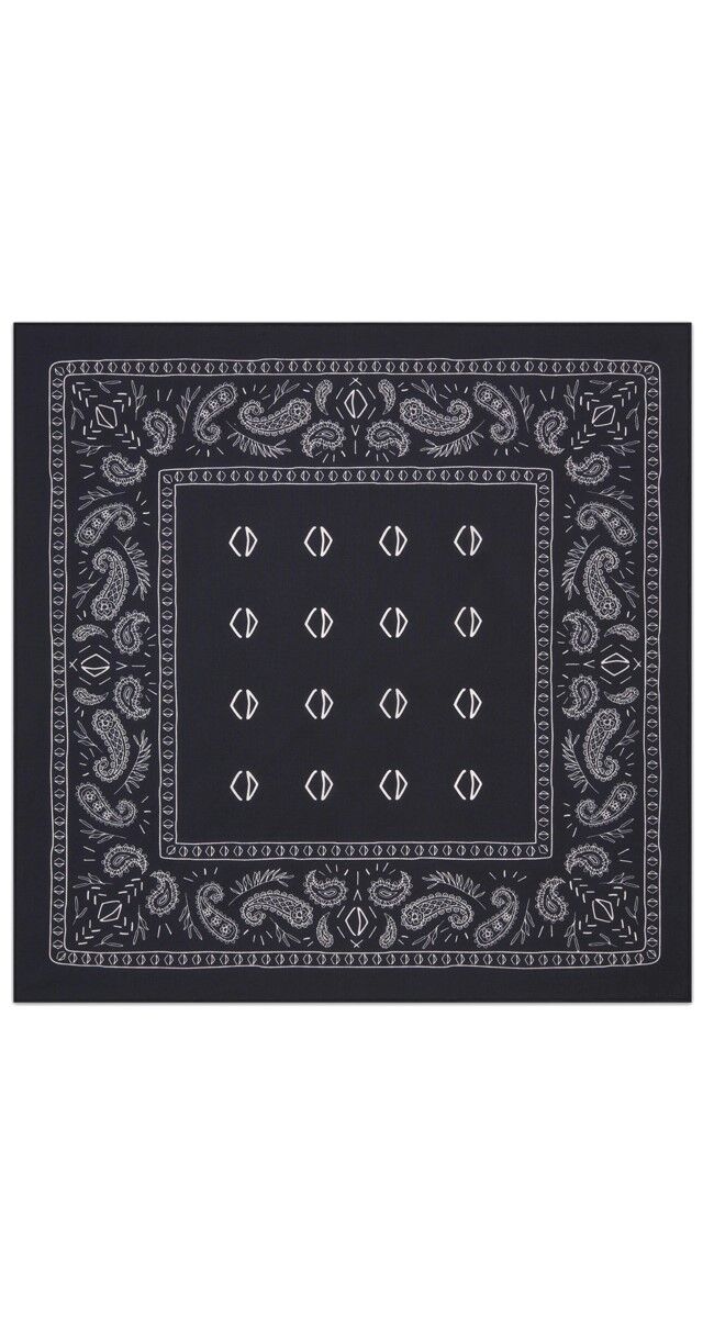 Lenço em algodão estampado, €350, Dior Homme