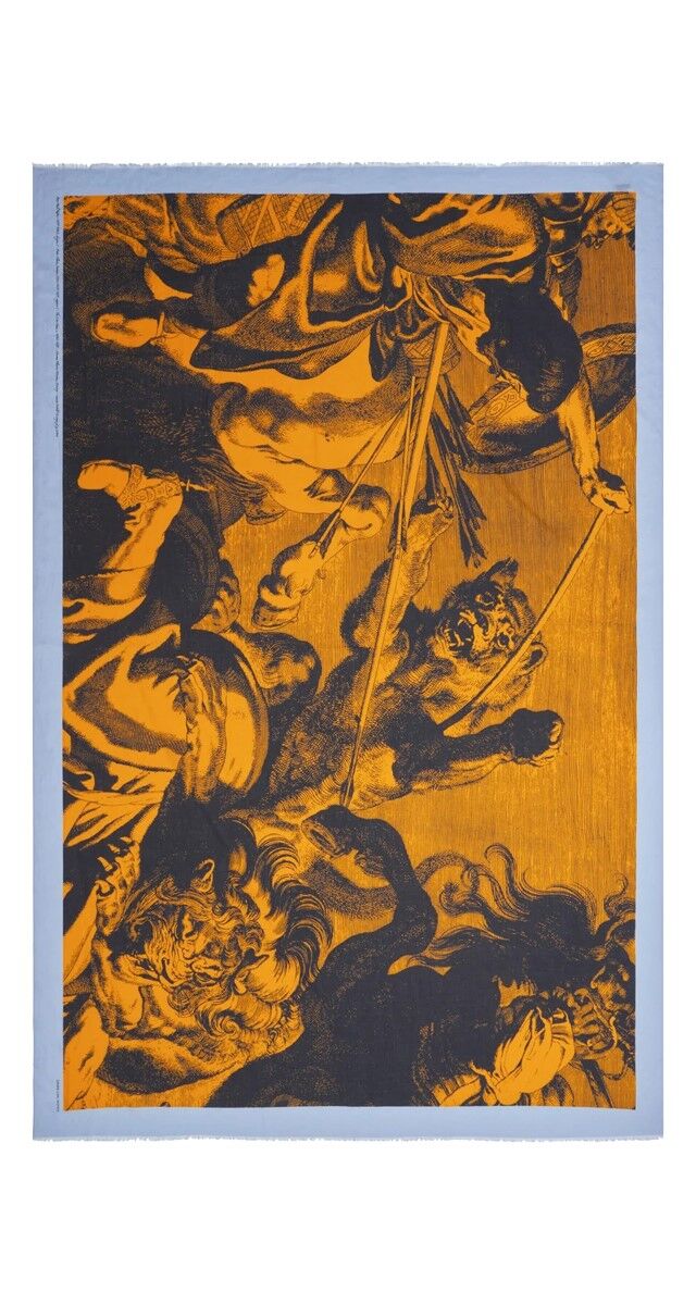 Lenço em algodão estampado, €415, Dries Van Noten